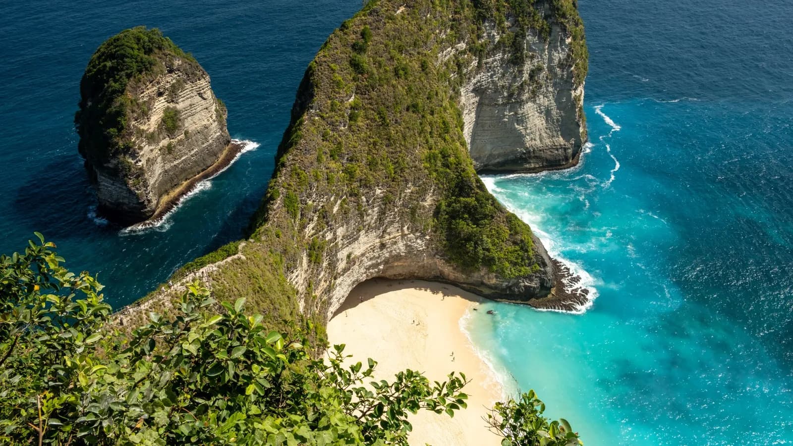 The T-Rex-shaped cliffs at Kelingking Beach, Nusa Penida